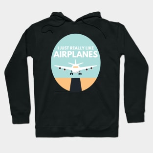 I just really like airplanes Hoodie